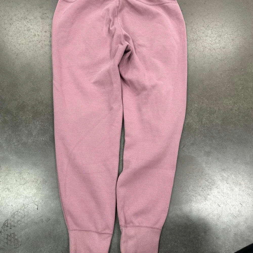 Nike Tech Pink Fleece Joggers w leg zip Size Small